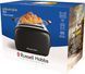 Russell Hobbs Тостер Colours Plus, 1600Вт, нержав., підігрів,разморозка, чорний (370490) 26550-56