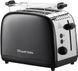 Russell Hobbs Тостер Colours Plus, 1600Вт, нержав., підігрів,разморозка, чорний (370490) 26550-56