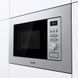Gorenje Мікрохвильова піч вбудовувана, 20л, міх. управл., 800Вт, гриль, дисплей, інвертор, нерж (351337) BMI201AG1X