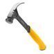 Молоток CURVE-CLAW, суцільнометалевий, вага головки 567 г DeWALT DWHT51009-0 DWHT51009-0