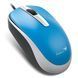 Мышь Genius DX-120, USB-A, синий 31010105103