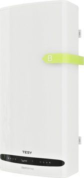 Водонагрівач електр. TESY Bellislimo Cloud плаский GCR 1002722 E31 ECW Wi-Fi, 100л, 2,2кВт, ун. монтаж, електр. кер-ння, B, білий (389162) 304654 фото