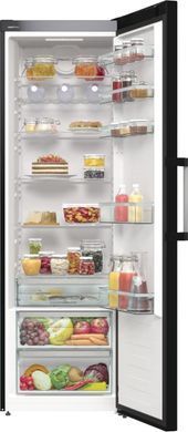Gorenje Холодильна камера, 185x60х66, 398л, А++, дисплей, зона св-ті, чорний (374050) R619EABK6 фото