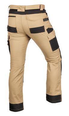 Рабочие брюки NEO TOOLS 81-350-3 Mix&Match Canvas Cordura, бежевые/черные, усиленные L