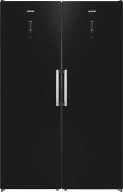 Gorenje Холодильна камера, 185x60х66, 398л, А++, дисплей, зона св-ті, чорний (374050) R619EABK6 фото