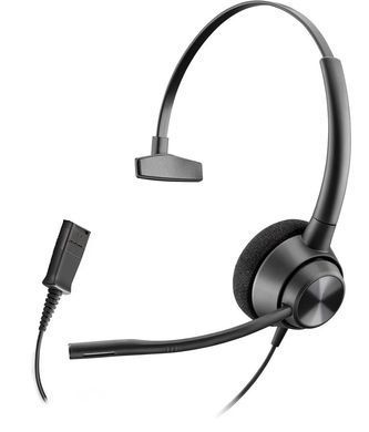 Гарнитура компьютерная моно On-ear Poly EncorePro 310, Quick Disconnect, всенаправленный, чёрный 77T43AA фото