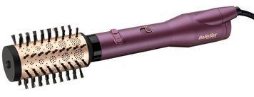 BaByliss Фен-щетка, 650Вт, режимов-2, иониз-я, хол. обдув, вращ. насадок, керамика, фиолетовый AS950E фото
