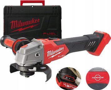 Болгарка (кутова шліфмашина) акумуляторна MILWAUKEE, M18 FSAGV125XB-0X, &Oslash;125мм (HDкейс) 4933478436 фото