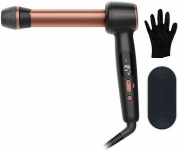 Стайлер Rowenta Twist Curl, автоматический, темп.режимов-3, 170C&ndash;230С, ионизация, турмалин, черный CF4620E0 фото
