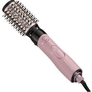 Remington Фен-щетка Coconut Smooth, 1000Вт, режимов-2, ионизиция, хол. обдув, 2 насадки, черно-розовый AS5901 фото