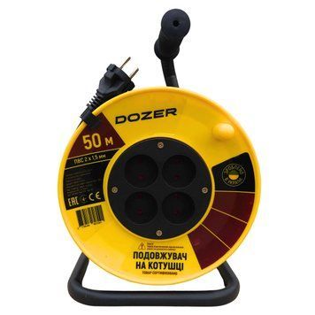 Удлинитель на катушке DOZER б/у ПВС 50м (2*1,5) А0057664 фото