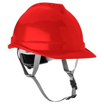 Каска промышленная NEO TOOLS 97-224, красная, с подбородочным ремнем, ABS, CE сертификат Красный
