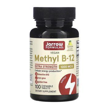 Метил Б12, Methyl B12 Methylcobalamin 1000 mcg - 100 tabs