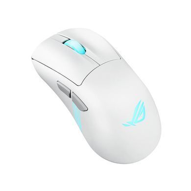 Мышь ASUS ROG Keris II Origin, RGB, USB-A/WL/BT, белый 90MP04A0-BMUA10 фото