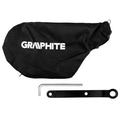 Торцовочная пила GRAPHITE 58G710 с протяжкой, мощность 1400 Вт, 0&deg;-45&deg;, алюминиевое основание. 59G800 фото