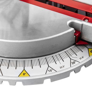 Торцовочная пила GRAPHITE 58G710 с протяжкой, мощность 1400 Вт, 0&deg;-45&deg;, алюминиевое основание. 59G800 фото