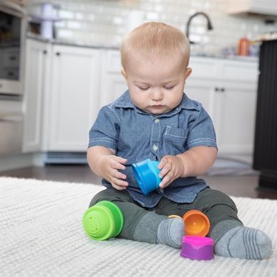 Пірамідка Fat Brain Toys dimpl stack Чашки (F293ML) dt_13680 фото