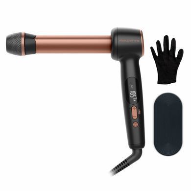 Стайлер Rowenta Twist Curl, автоматический, темп.режимов-3, 170C&ndash;230С, ионизация, турмалин, черный CF4620E0 фото