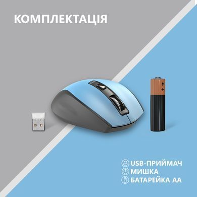 2E Мышь MF250 Silent WL Blue 2E-MF250WBL фото