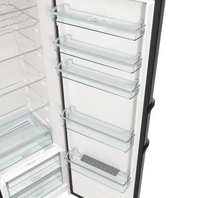 Gorenje Холодильна камера, 185x60х66, 398л, А++, дисплей, зона св-ті, чорний (374050) R619EABK6 фото