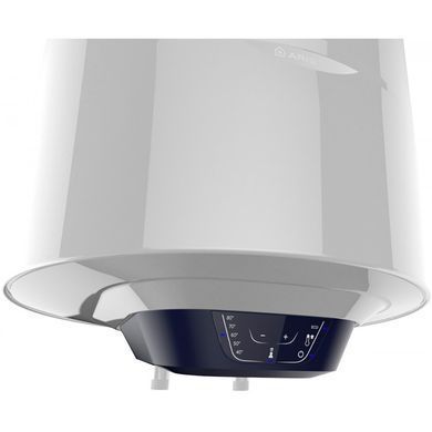 Водонагрівач електр. Ariston круглий BLU1 ECO PL DRY, 80л, 1,8кВт, сухий тен, мех. кер-ння, B, Італія, білий (318068) 3201457 фото