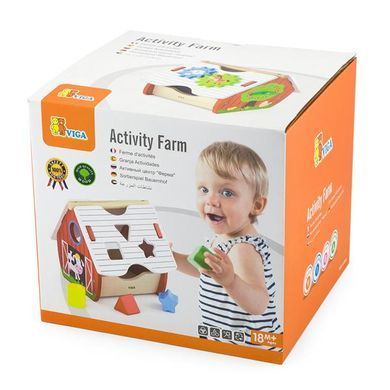 Деревянный сортер Viga Toys Веселый домик (50533) dt_623 фото