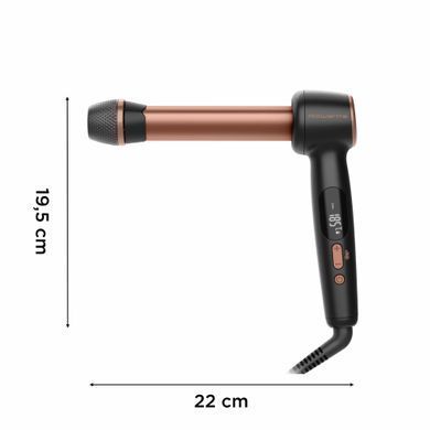 Стайлер Rowenta Twist Curl, автоматический, темп.режимов-3, 170C&ndash;230С, ионизация, турмалин, черный CF4620E0 фото