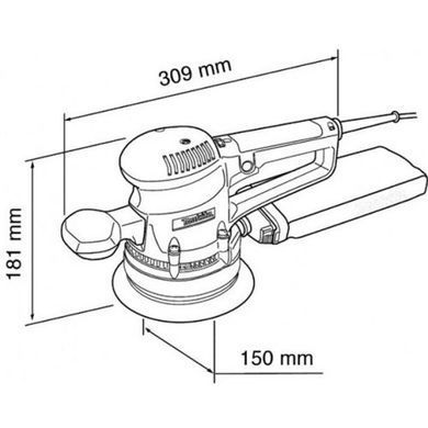 Шліфмашина ексцентрикова Makita BO 6030(BO6030) BO6030 фото