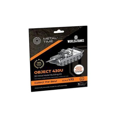 Колекційна модель-конструктор Metal Time World of Tanks танк Object 430 (MT065) dt_94837 фото
