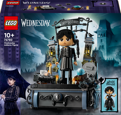Конструктор LEGO Wednesday Фигурка Венздей Аддамс 702 детали (76780)