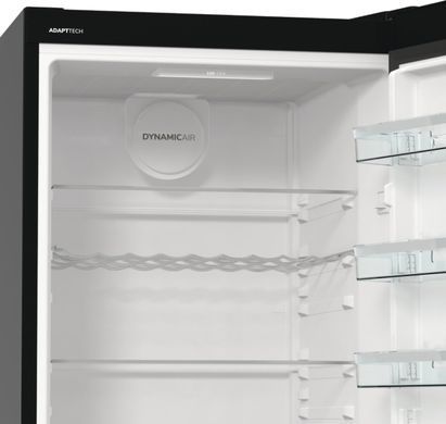 Gorenje Холодильна камера, 185x60х66, 398л, А++, дисплей, зона св-ті, чорний (374050) R619EABK6 фото