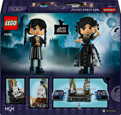 Конструктор LEGO Wednesday Фигурка Венздей Аддамс 702 детали (76780)