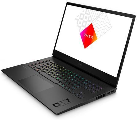 HP Ноутбук OMEN 17-ck2009ua 17.3" QHD IPS AG, Intel i7-13700HX, 32GB, F2048GB, NVD4080-12, Win11, чорний (378511) 825H8EA фото