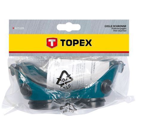 Окуляри TOPEX 82S105, захисні, регульовані, відкидні лінзи, сертифікат CE