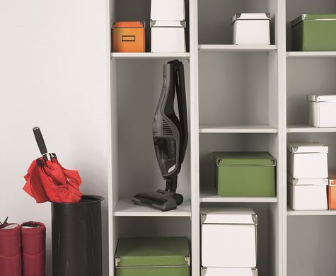 Gorenje Пилосос бездротовий, 130Вт, конт пил -0.5л, автон. робота до 60хв, HEPA, 2 в 1, підсвічування, індикатор, сірий (329611) SVC216FGD фото