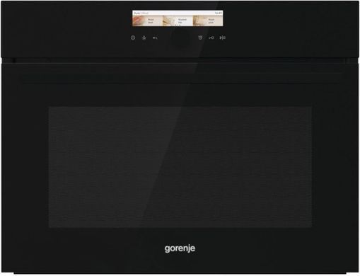 Gorenje Духовой шкаф электрический компактный, 50л, A+, дисплей, ф-ция СВЧ, черный BCM598S17BG фото
