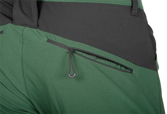 Штани робочі NEO Tools 81-293 OUTDOOR, 4-way stretch, зелено-сірі, нейлон спандекс, кармани на змійці, вентиляція XL