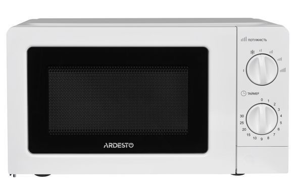 Мікрохвильова піч ARDESTO 20л, мех.управл., 700Вт, відкр.кнопкою, білий (313027) GO-S723W фото