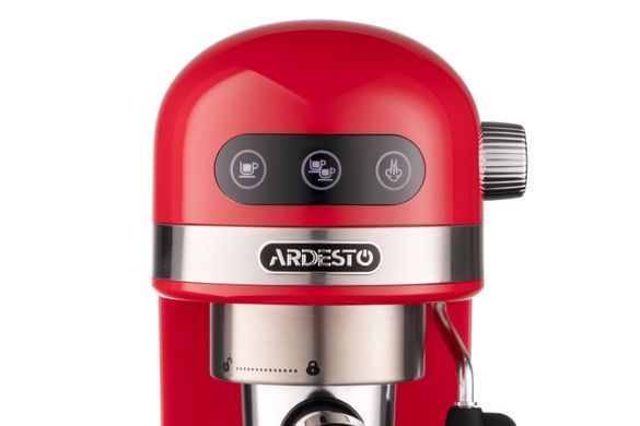 Кофеварка ARDESTO YCM-E1501 - эспрессо рожковая/1.4 л/итал. помпа 20 бар/сенсор. панель/PID контроль/1350 Вт/красная (354623) YCM-E1501 фото