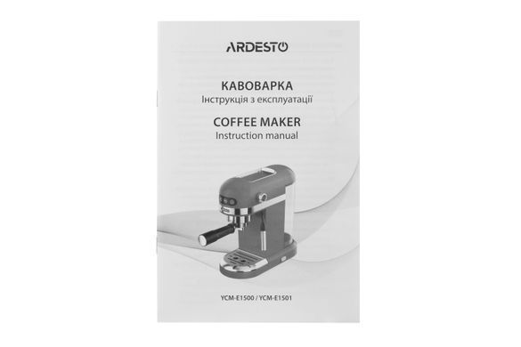 Кофеварка ARDESTO YCM-E1501 - эспрессо рожковая/1.4 л/итал. помпа 20 бар/сенсор. панель/PID контроль/1350 Вт/красная (354623) YCM-E1501 фото