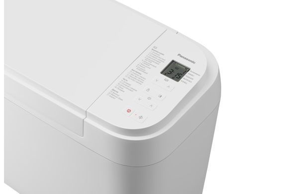 Panasonic Хлібопічка 550Вт, програм-21, макс.вага -1.25кг, форма-прямокутник, пластик, білий (343809) SD-B2510WTS фото