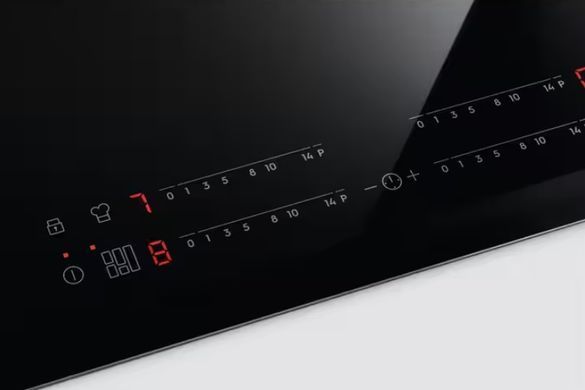 Electrolux Варильна поверхня індукційна, 71см, розширена зона, Hob2Hood, чорний (366697) EIV734 фото