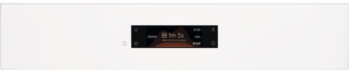 Electrolux Духовой шкаф электрический компактный, 42л, дисплей, конвекция, функция СВЧ, белый EVM8E08V фото