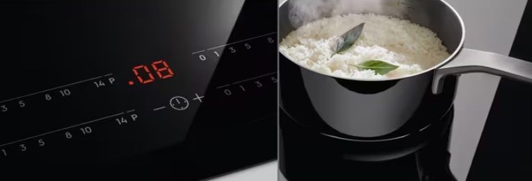 Electrolux Варильна поверхня індукційна, 71см, розширена зона, Hob2Hood, чорний (366697) EIV734 фото
