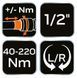 Динамометричний ключ Neo Tools 08-835 "подвійне клацання", 1/2", 40-220 Нм 08-835