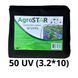 Агроволокно "AgroStar" 50 UV чорне (3,2*10)*