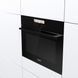 Gorenje Духовой шкаф электрический компактный, 50л, A+, дисплей, ф-ция СВЧ, черный BCM598S17BG