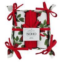 Кухонний текстиль SOHO Наб. руш. 40*60см бавовна 100% Berries хліб. 3 шт.