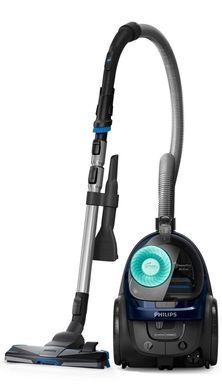 Пилосос Philips контейнерний 5000 series, 900Вт, конт пил -1,5л, НЕРА, турбощітка, синій FC9556/09 фото