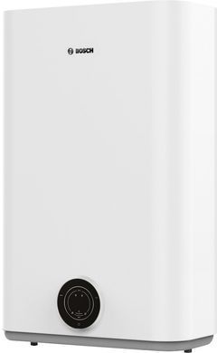 Водонагреватель электр. BOSCH плоский слим Tronic 3500, 80 л, 1,5 кВт, ун. монтаж, эл. упр-ние, B, белый 7736507294 фото